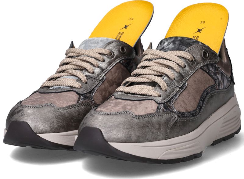 Xsensible Milau Stretchwalker Sneakers Zilver Dames