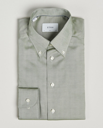 Eton Slim Fit Wrinkle Free Oxford Shirt Orange