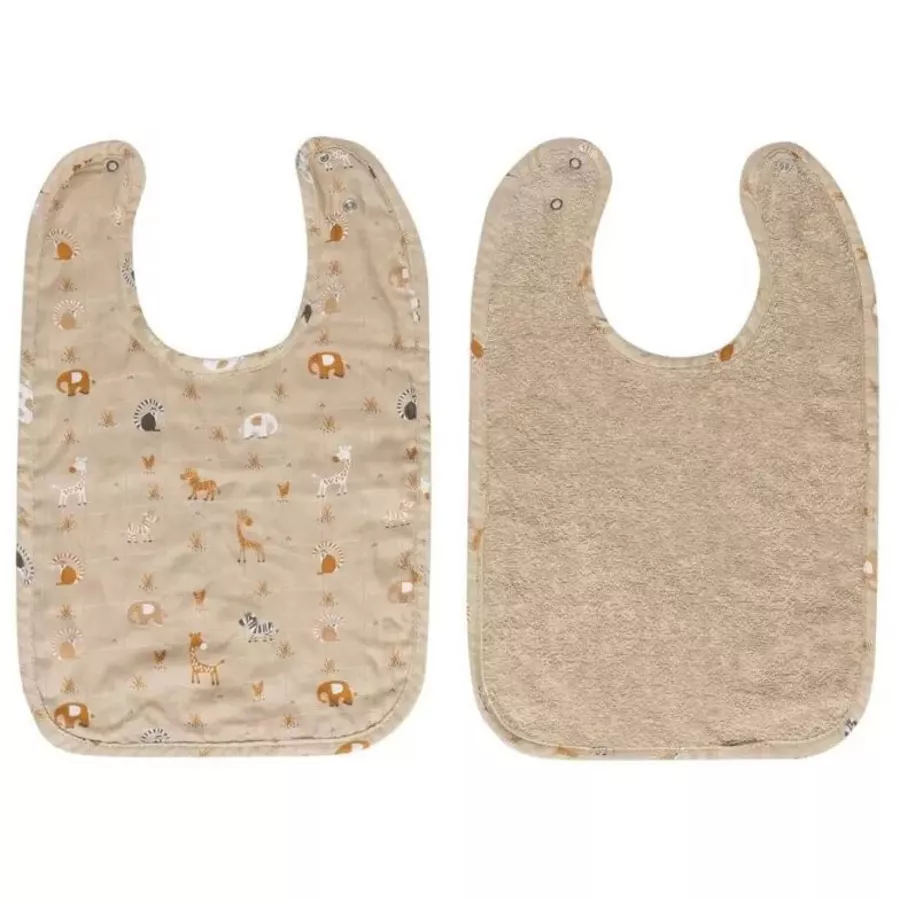 bébé jou® Lätzchen 2er-Pack Steppe