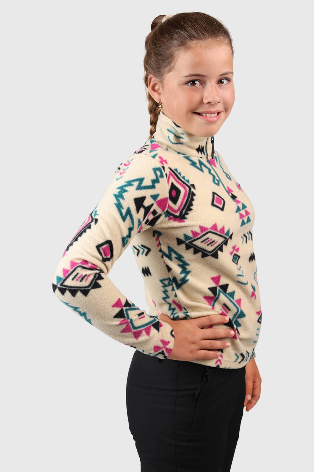 Brunotti skipully Mismy-Nordic ecru/roze/blauw