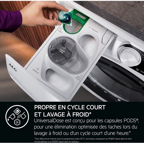 Lave-linge séchant Aeg LWR73A1176V