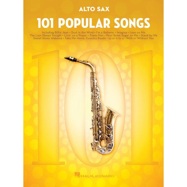 Hal Leonard 101 Popular Songs A-Sax