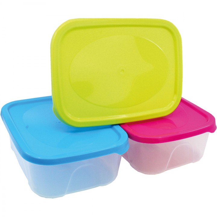 Frischhaltedose 2L, Farben sort. 23x17x8cm,