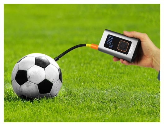 Eufab -  Mini Compresseur D'air Rechargeable En Usb Type C Ou Type A