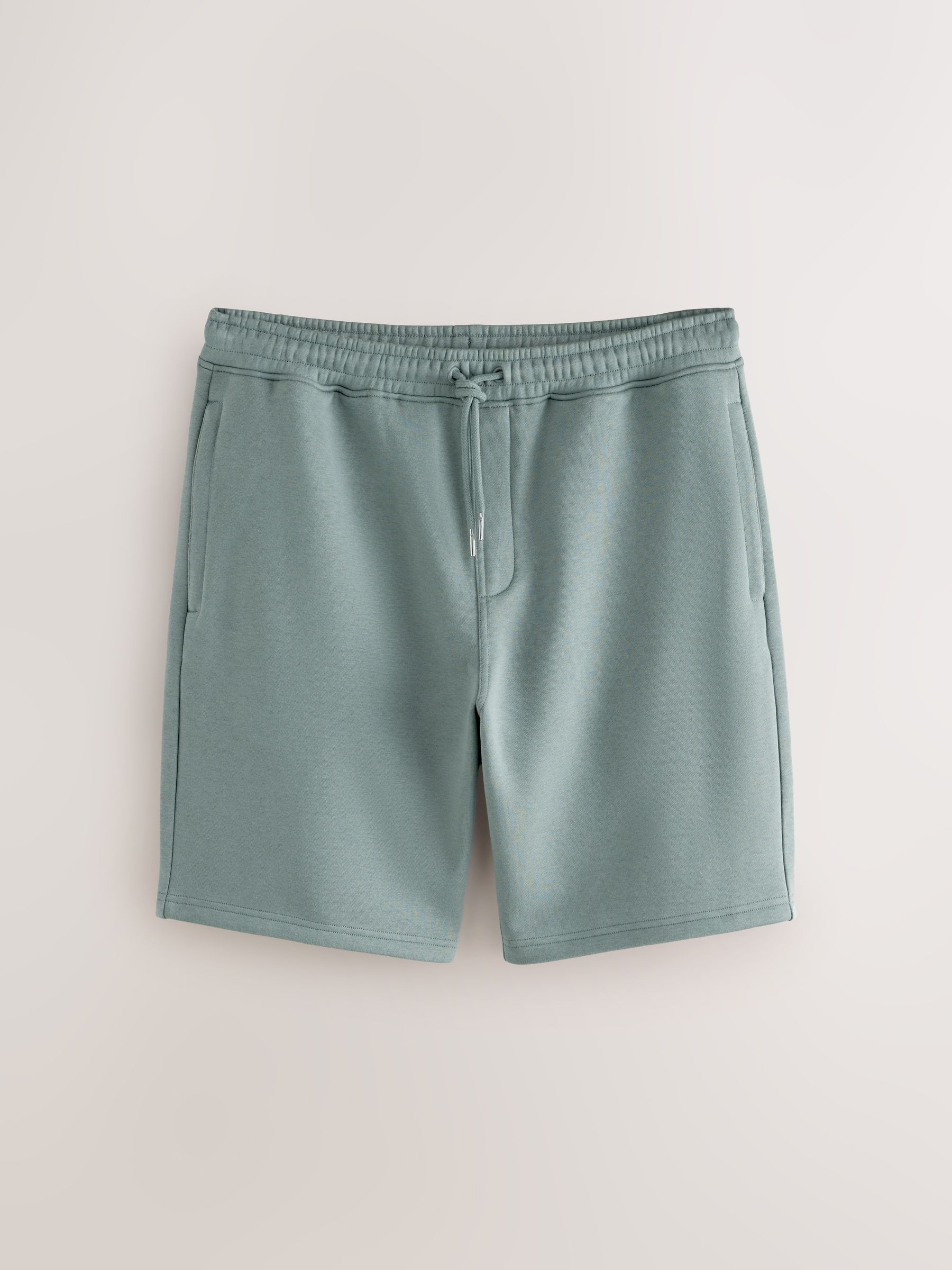 Grijs/zeeschuim - Zachte jerseyshorts verpakking van 2