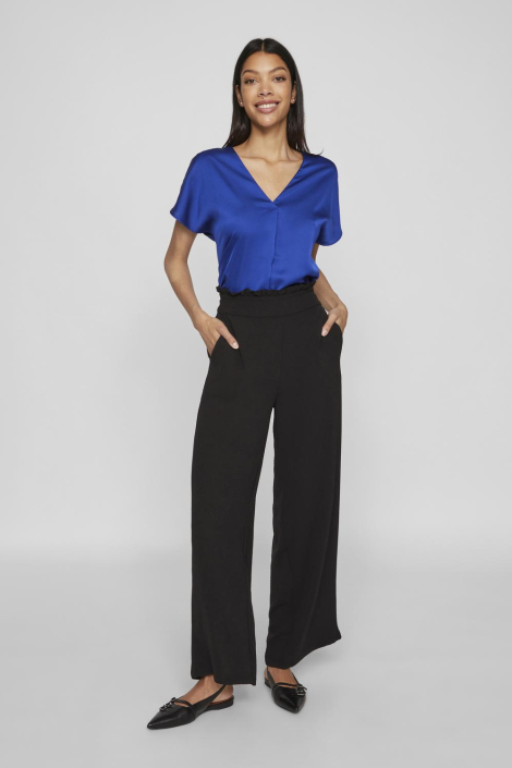 Vila blauwe dames t-shirt