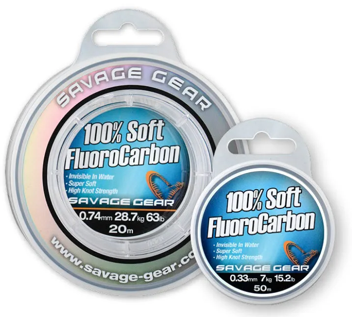 Savage Gear Soft Fluoro Carbon 0.39mm 9.4kg 21lb