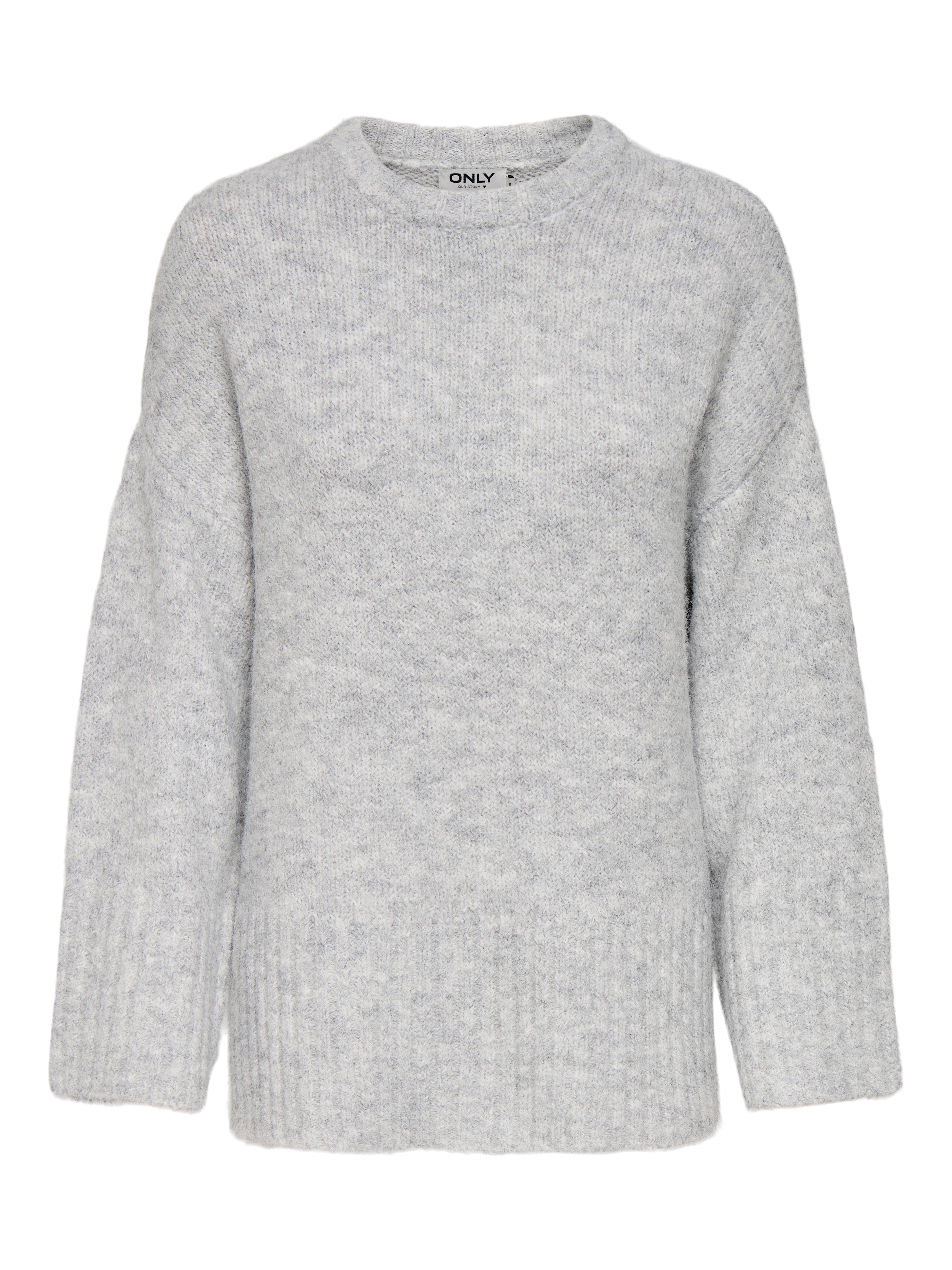 ONLMAGGIE Strickpullover Light Grey Melange