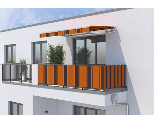 SOLUNA balkonbekleding H:75 cm stof dessin 744 (per meter verkocht)