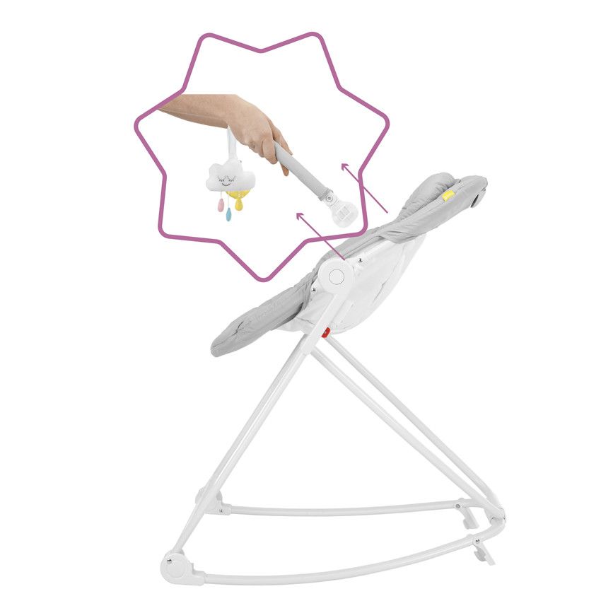 Transat en hauteur Compact'Up - Candy - Ecru