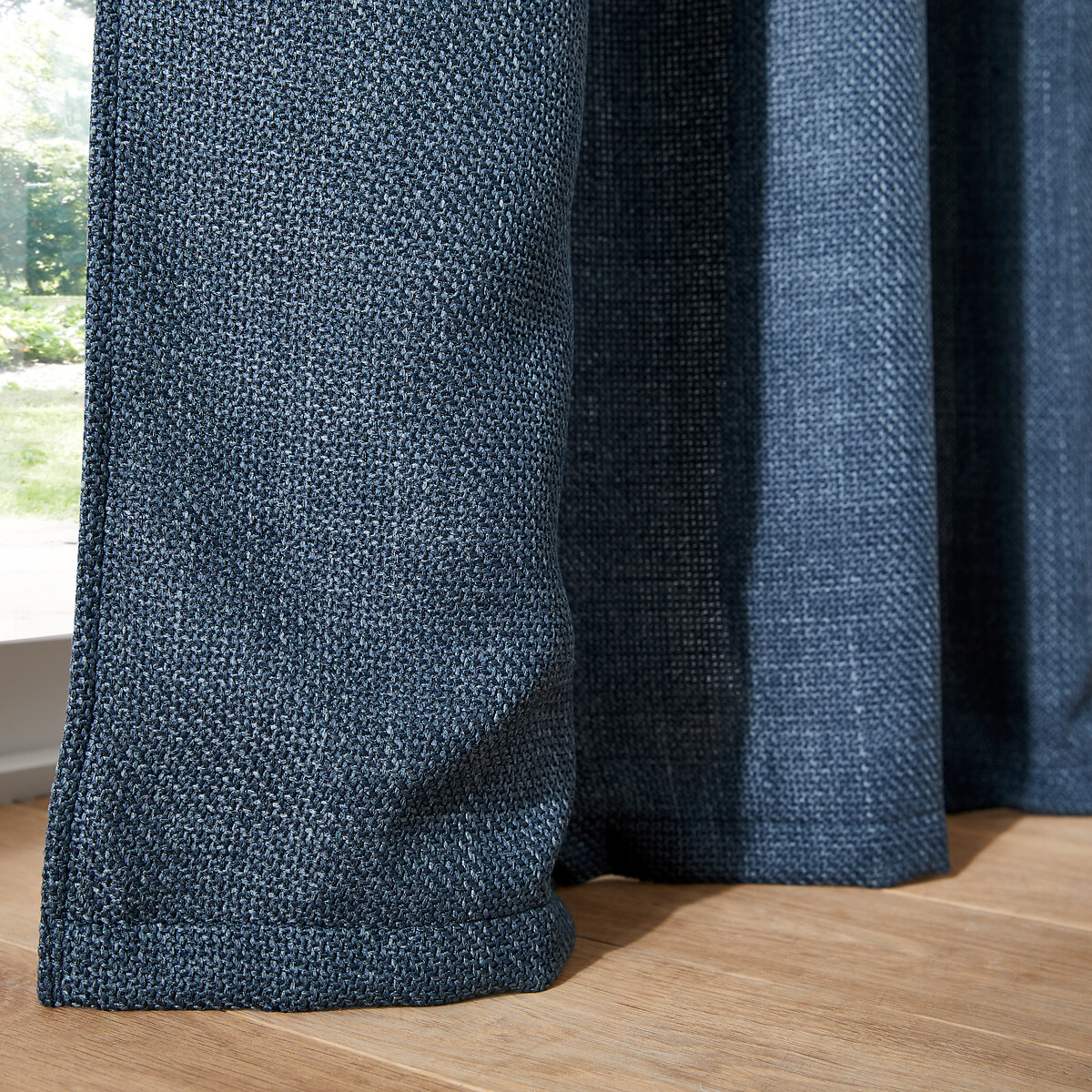 LA REDOUTE INTERIEURS<br>Cortina com acabamento trançado e ilhós Montego