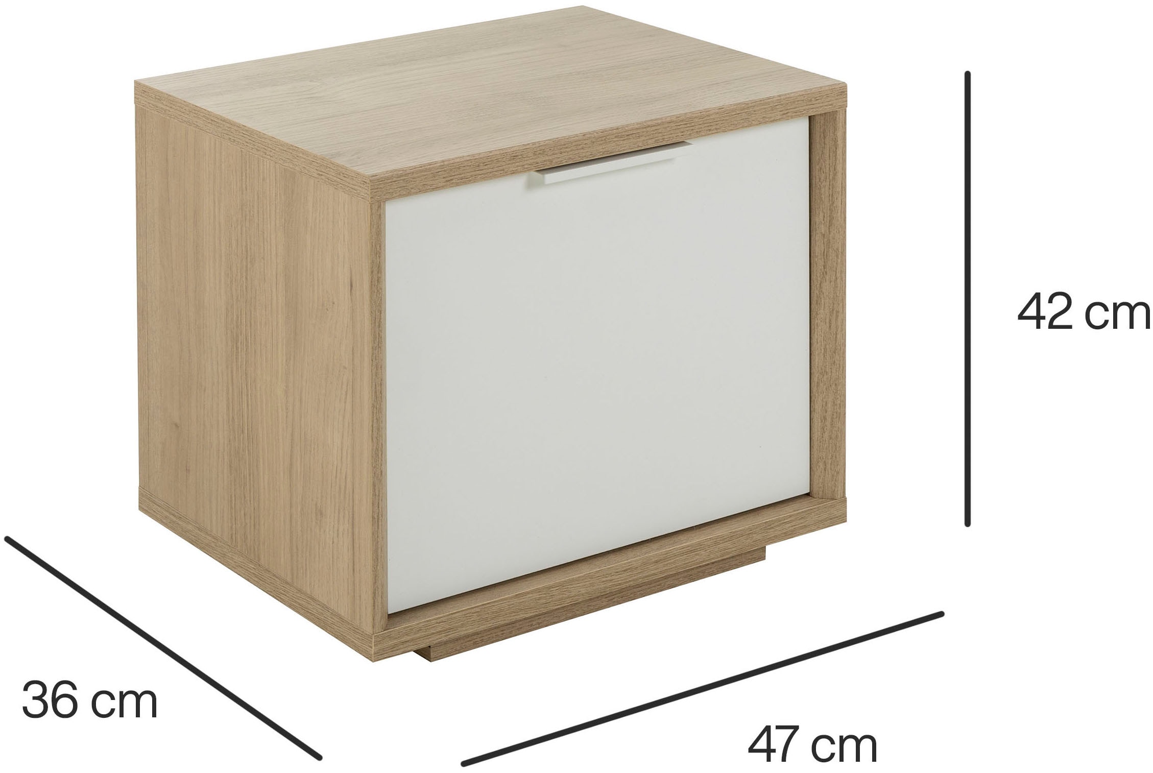 Gami Nachtschrank »MANAE« Nachttisch mit viel Stauraum