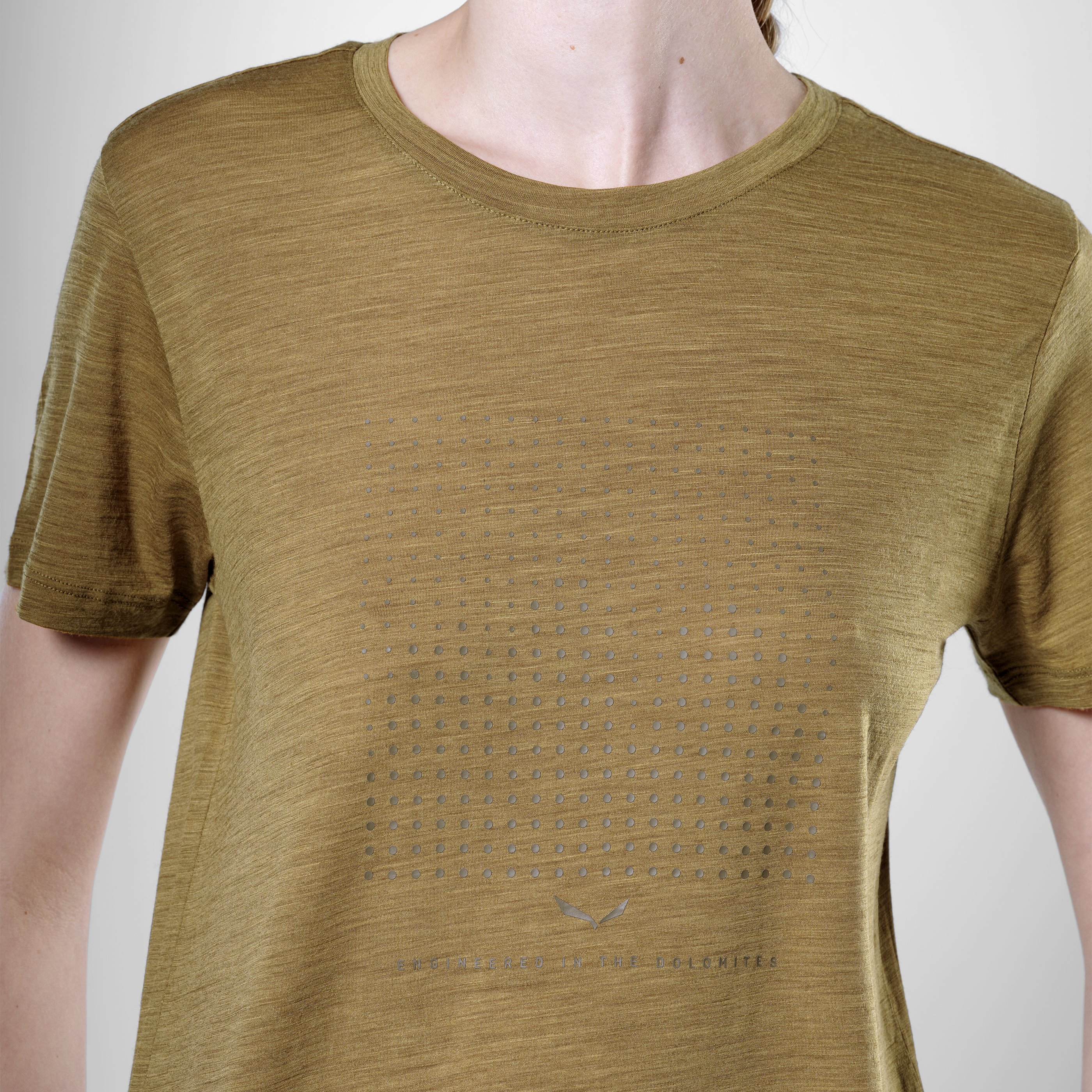 Eagle Dotted Mountain Trainer Merino T-Shirt Damen