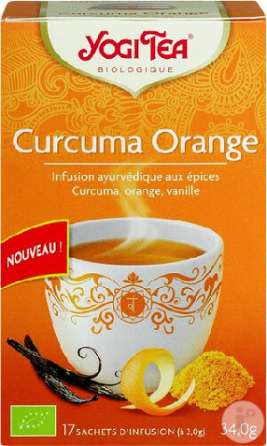 Yogi Tea Curcuma Orange Bio 17 Sachets