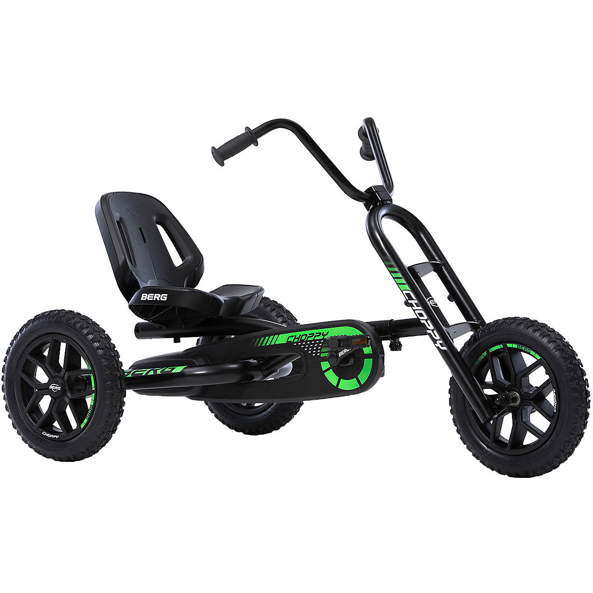 BERG Go-Kart Buddy Choppy Neo Schwarz Gr&uuml;n