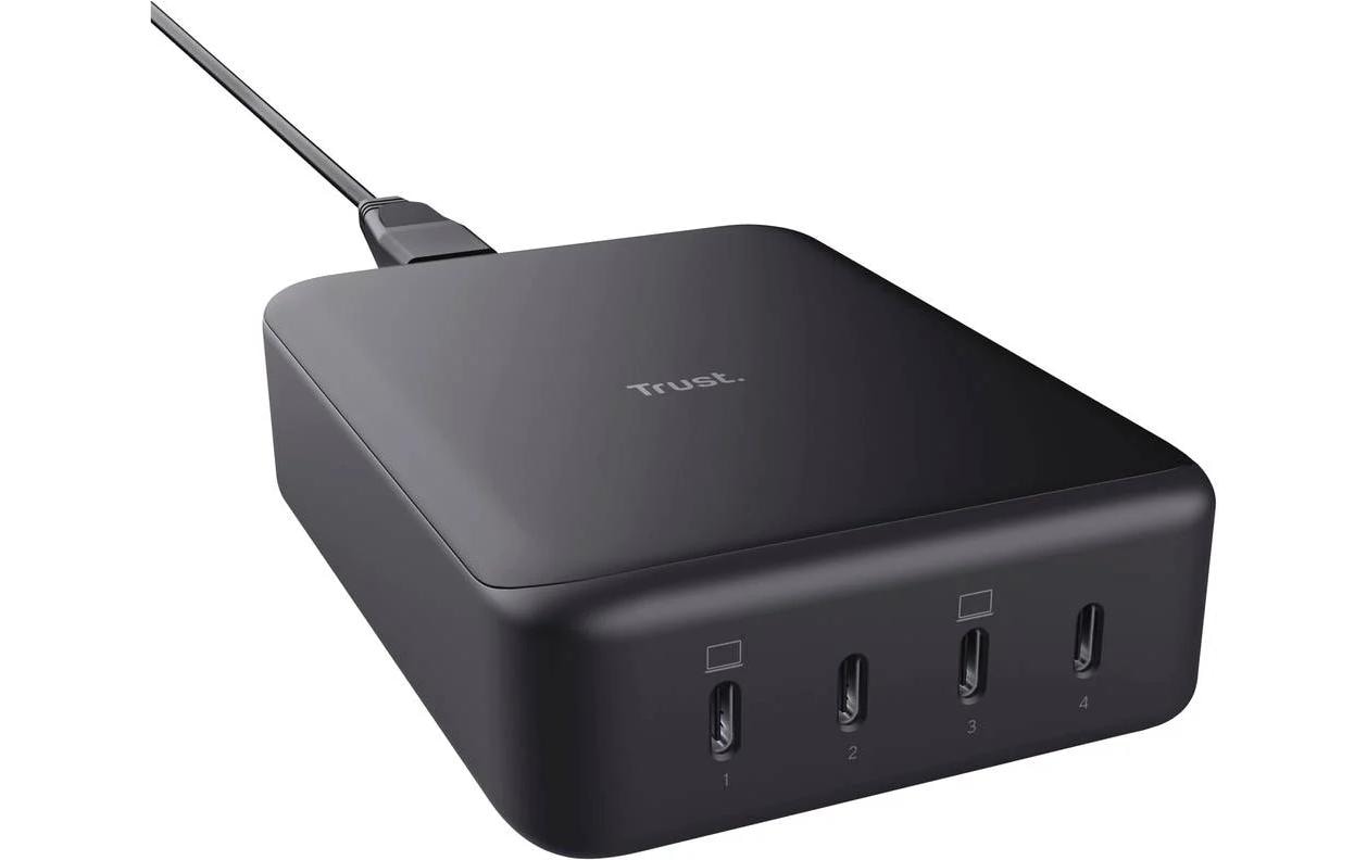 USB-Wandladegerät Maxo<br>240W GaN‑Desktop-Ladegerät mit vier USB‑C-Anschlüssen
