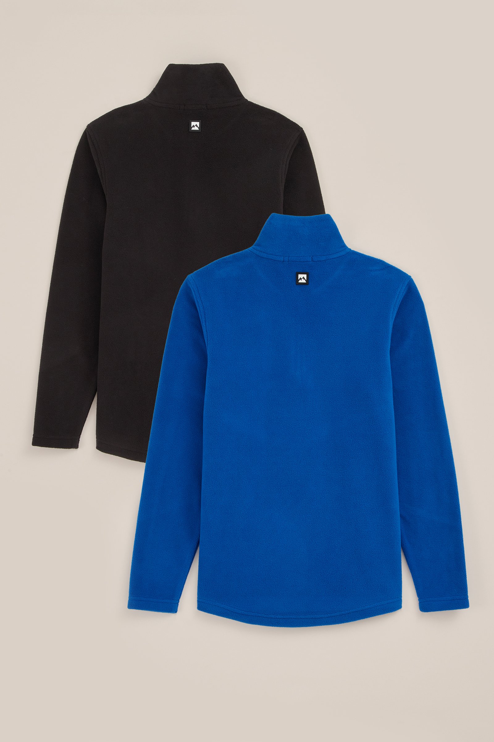Jongens ski fleecetrui, 2-pack WE Fashion Felblauw