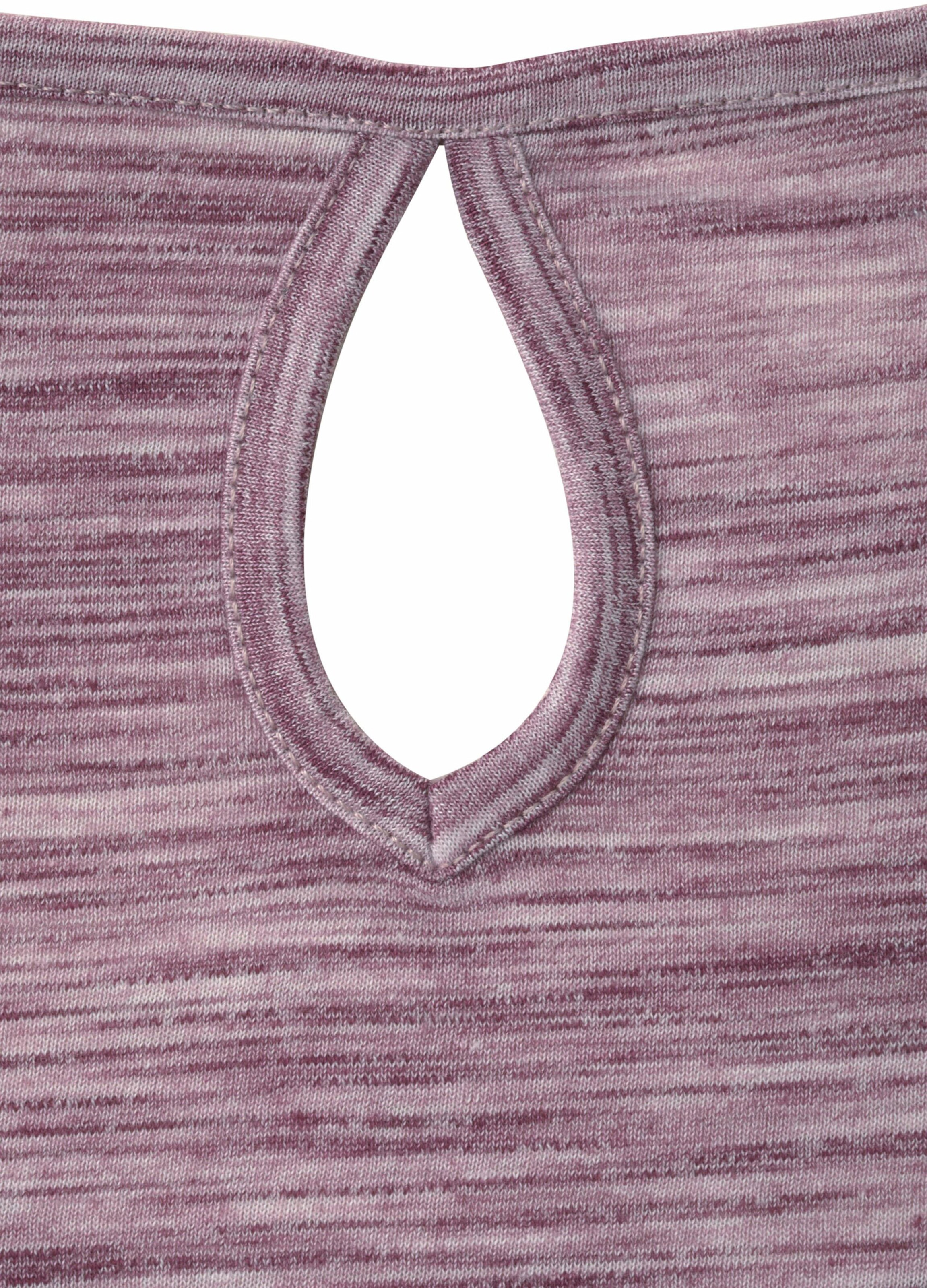 Beachtime Tanktop in beere-meliert, grau-meliert