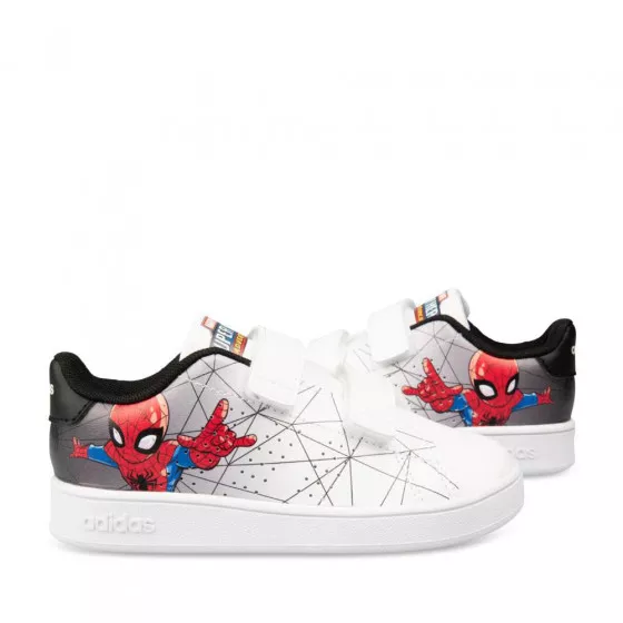Baskets BLANCHES ADIDAS Spiderman Advantage
