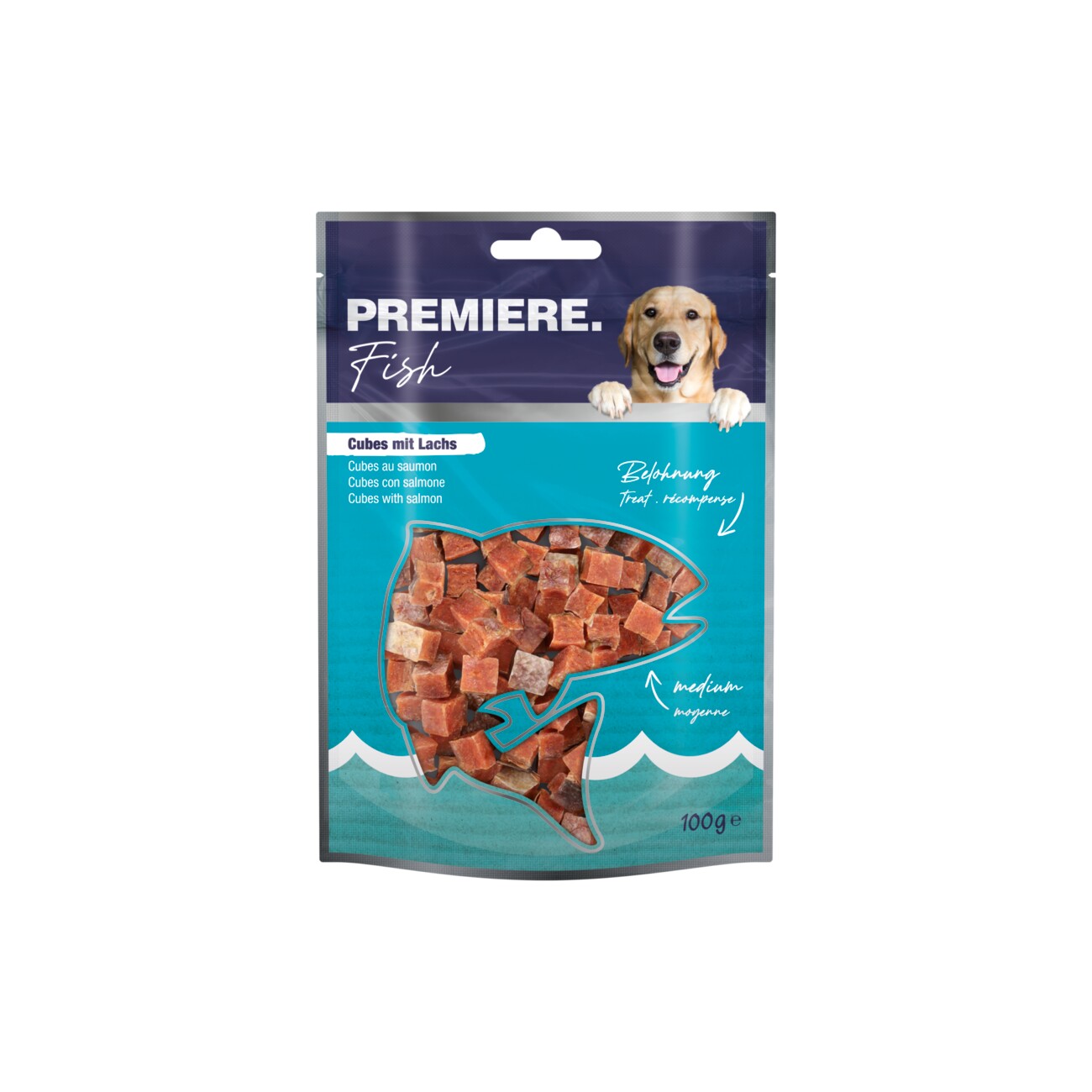 PREMIERE Fish Cubes mit Lachs 100g