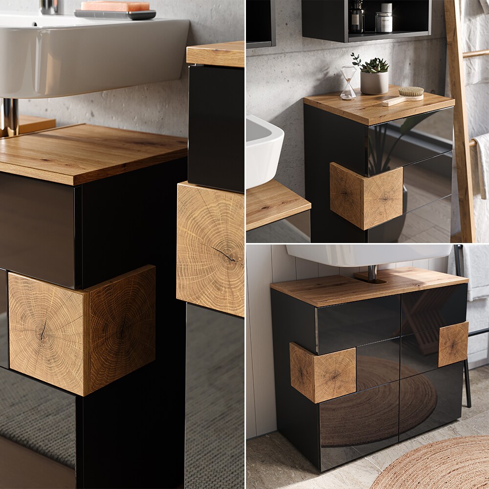 Vicco Badmöbel Set Eden Spiegelschrank Unterschrank Hängeschrank Hochschrank ANT