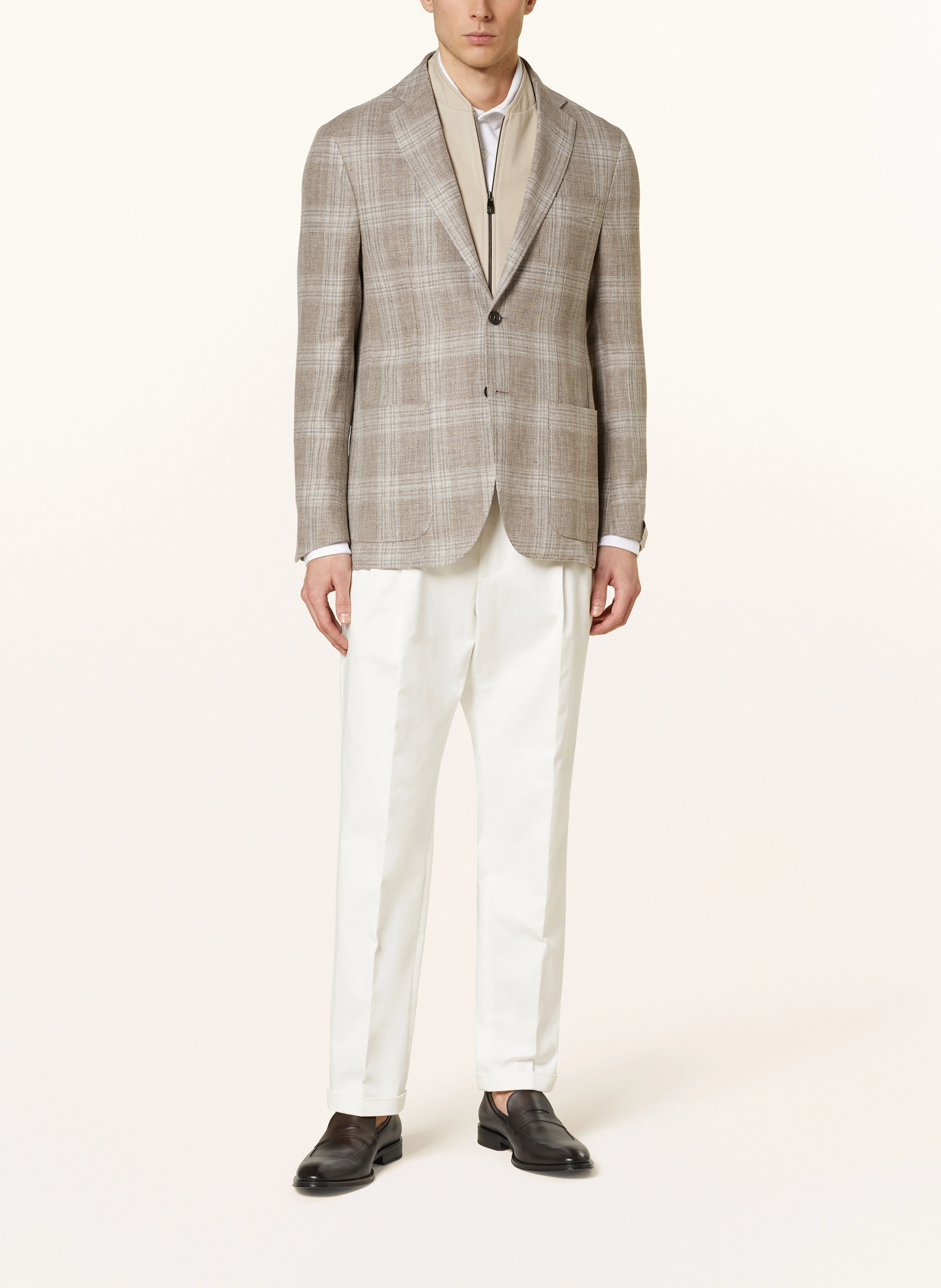 CORNELIANI Sakko Slim Fit mit abnehmbarer Blende