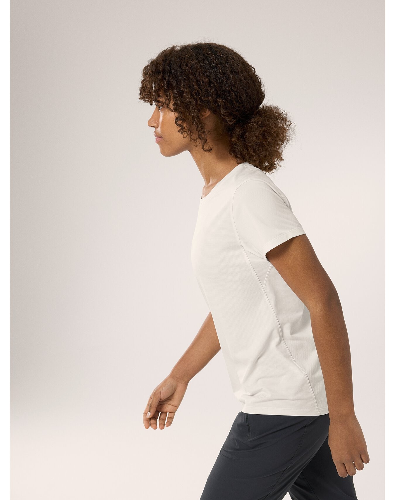 Taema Crew Neck SS Dame Arctic Silk Heather