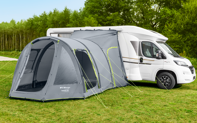 Berger Touring Air XL Reisemobil- / Kastenwagen aufblasbares Vorzelt mit Moskitotür und fest eingebauten Boden