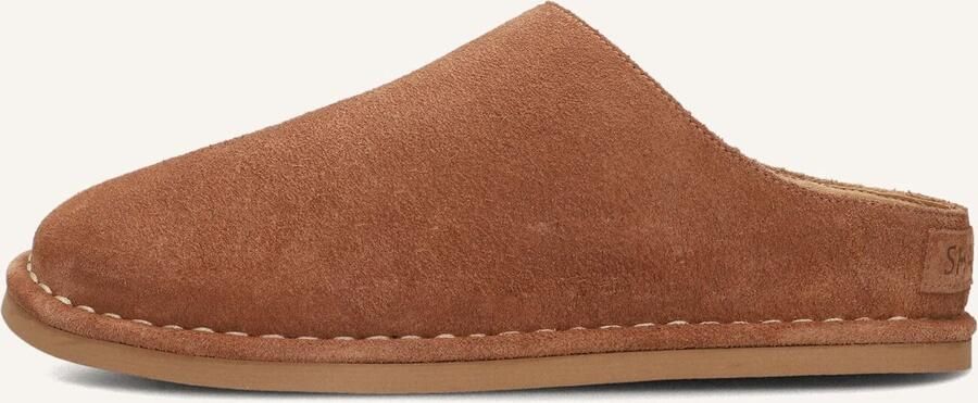 SHABBIES Instappers Dames Wilja Maat: 41 Materiaal: Suède Kleur: Camel