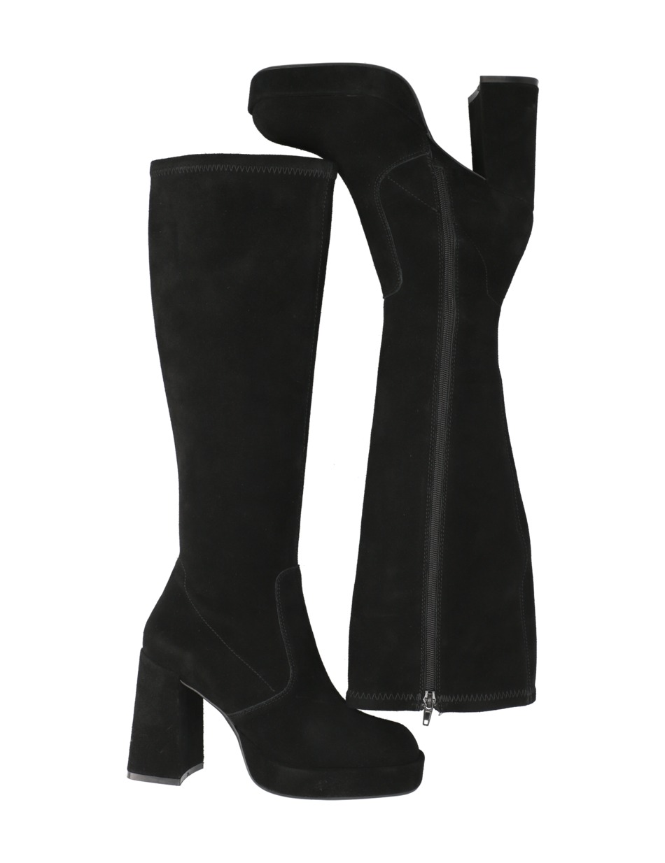 Lederkombination Stiefel