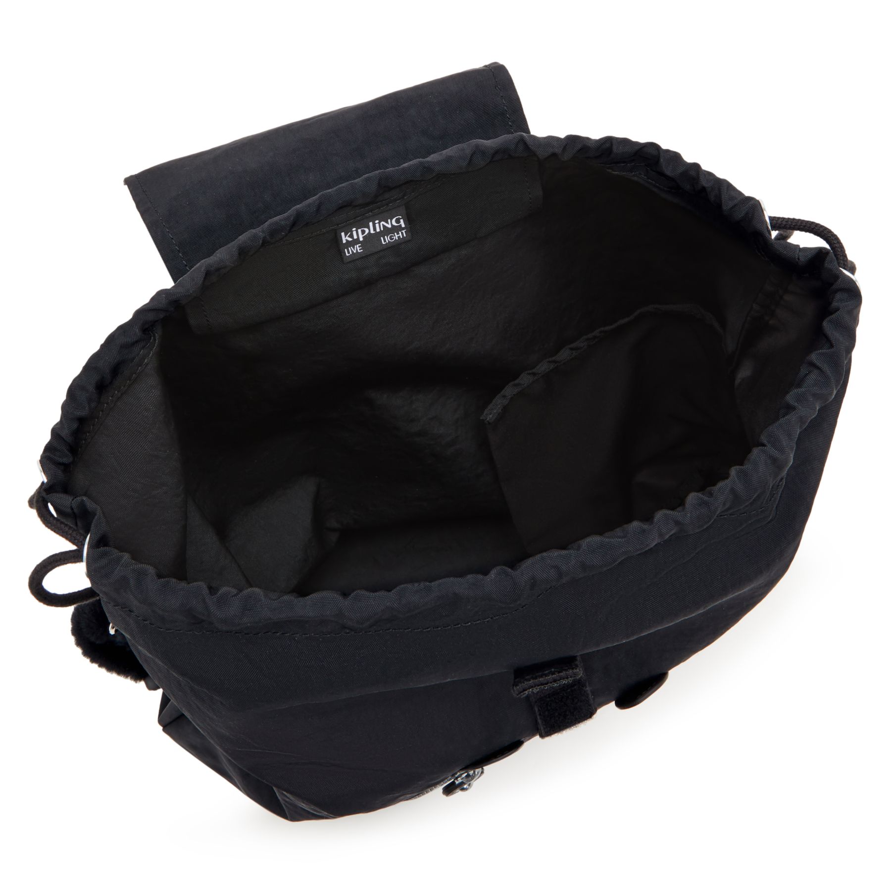 NEW FUNDAMENTAL L Sac à dos de taille moyenne avec cordon de serrage et bretelles ajustables - Rapid Black