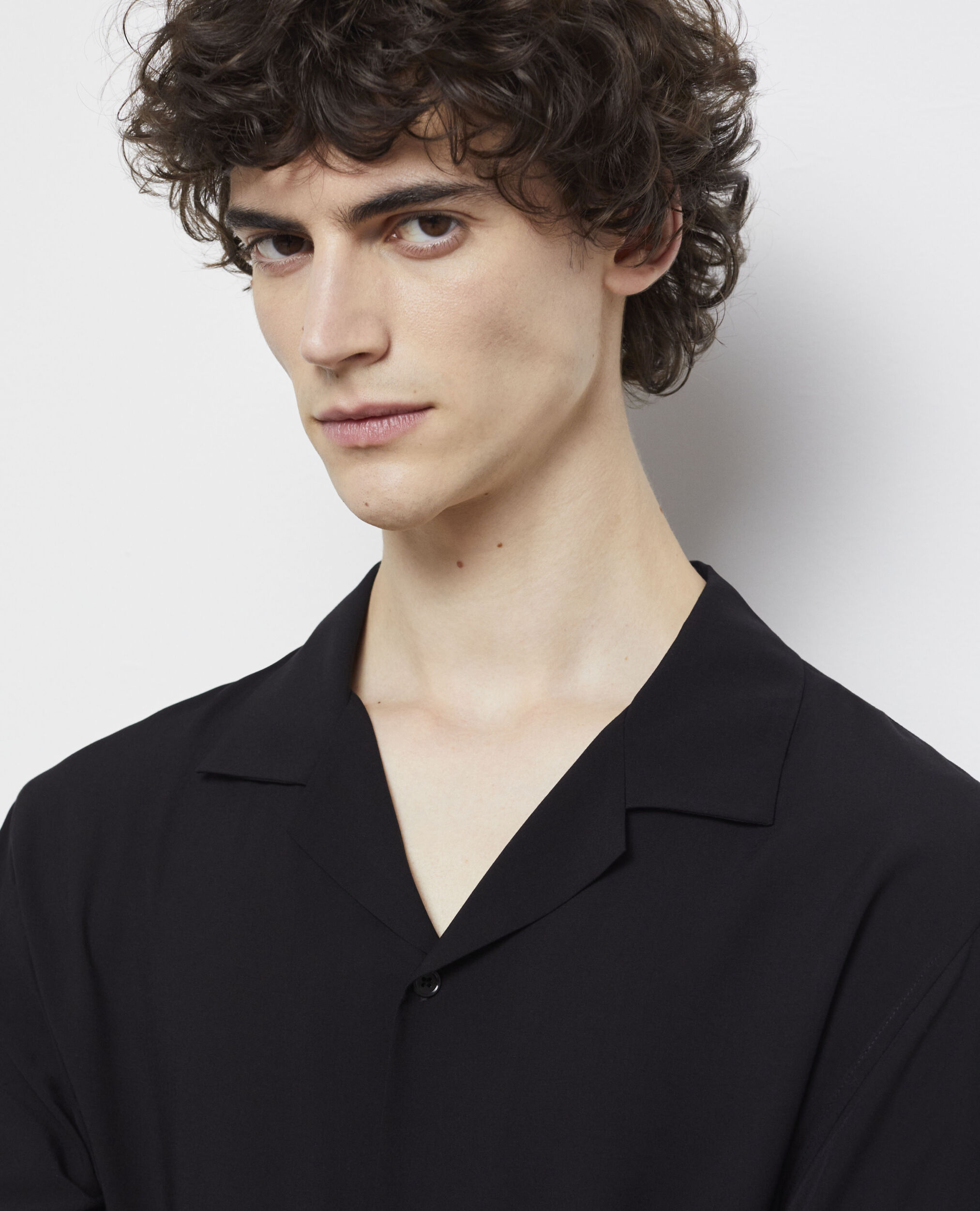 Chemise casual noire