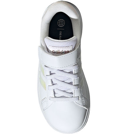 adidas Performance Sko -  Grønd Court 2.0 EL K - Hvid/Rosa