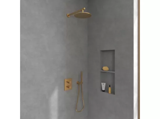 Douche de tête VILLEROY ET BOCH Universal ronde Or brossé