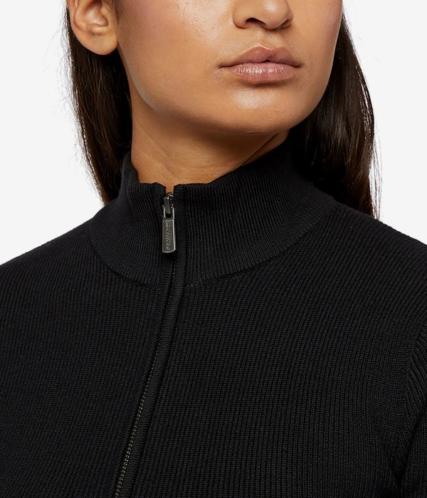 Dickies East Helena Rib Zip- Sweatshirt women (black)