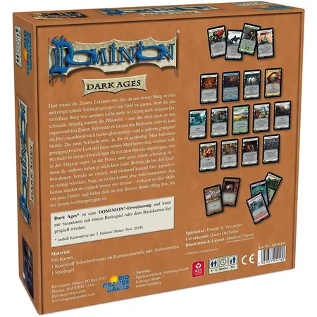 Rio Grande Games Dominion Erweiterung - Dark Ages