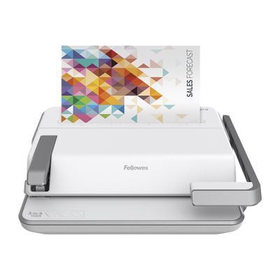 Fellowes Lyra 3-in-1 - machine à relier / relieuse perforeuse manuelle - perfore 30 feuilles - relie 300f
