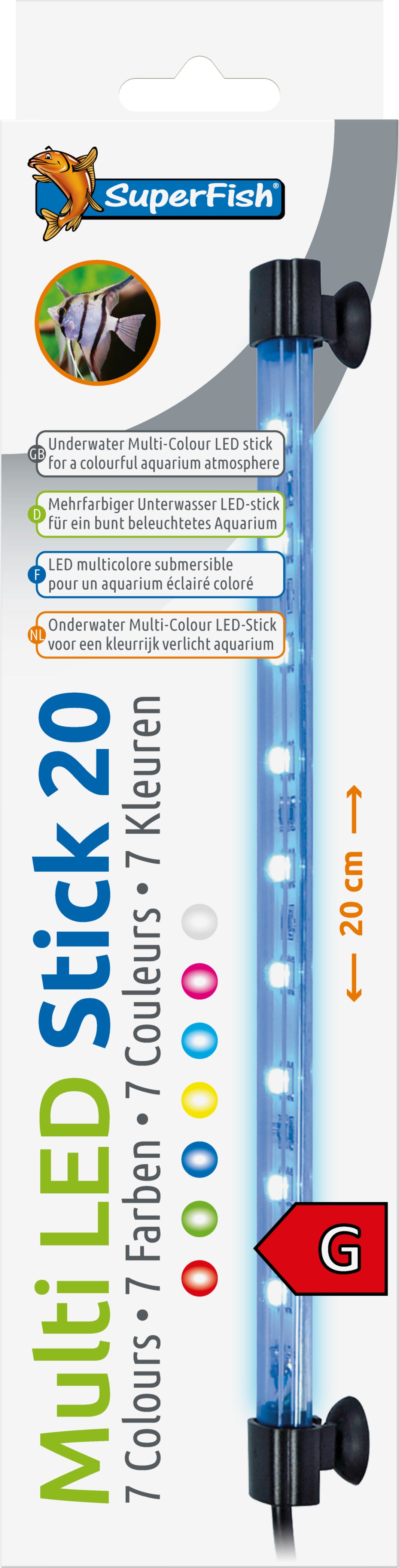 Superfish aquarium verlichting Multi LED stick 20 cm