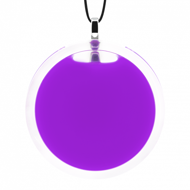 Pendentif en verre soufflé - Cachou Giga Milk