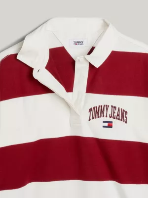 Vestido de rugby com listras e blocos de cores adaptáveis