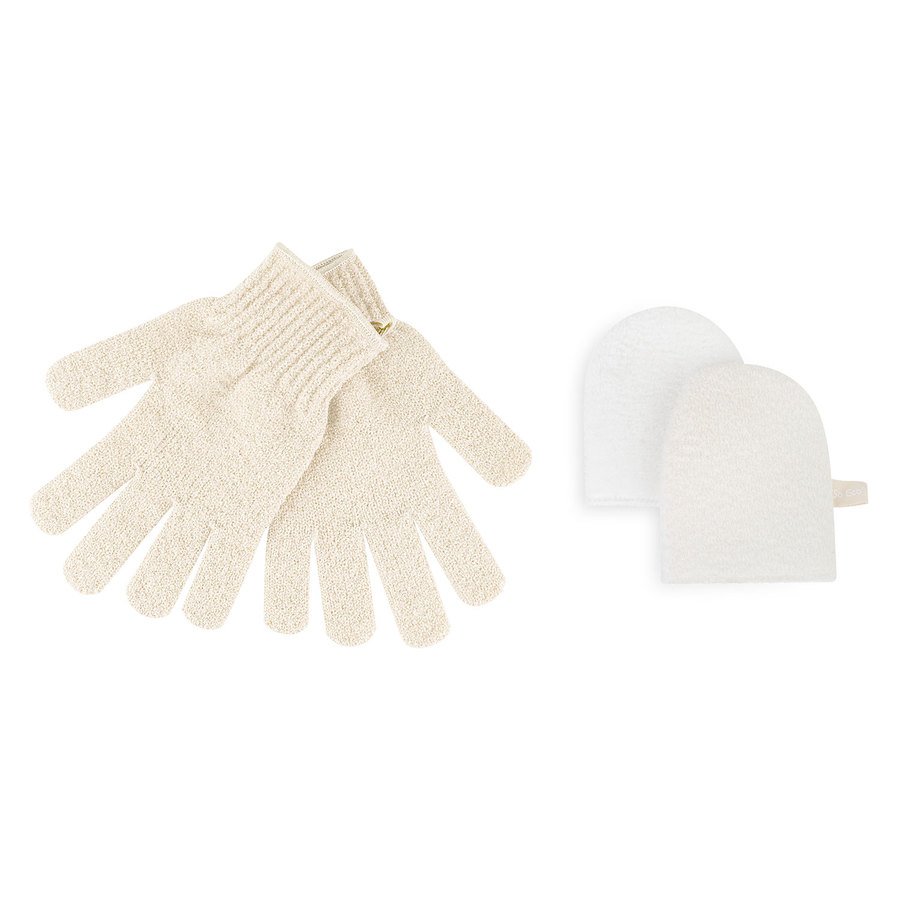 So Eco Exfoliating Gloves and Facial Buffing Pads 3pcs