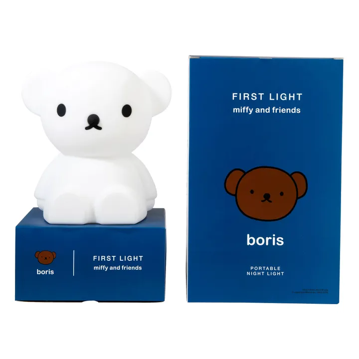 Mr Maria Veilleuse Boris en silicone souple | Blanc