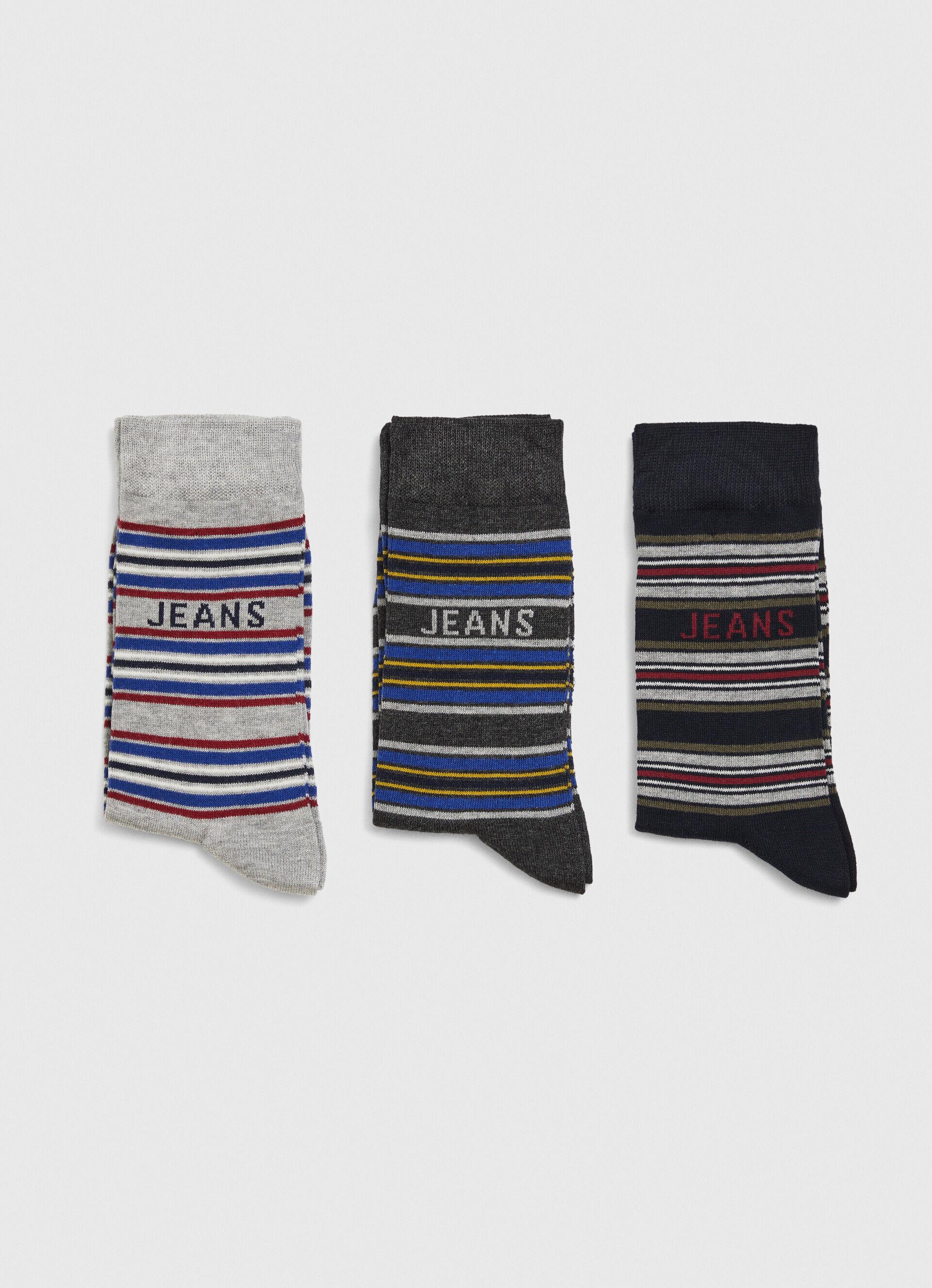 PACOTE COM 3 MEIAS HADLEY - multicoloridas