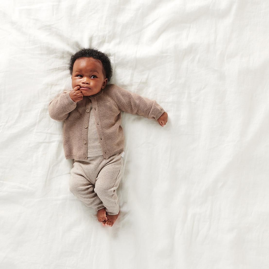 Noppies Newborn Longsleeve Natal - Taupe Melange