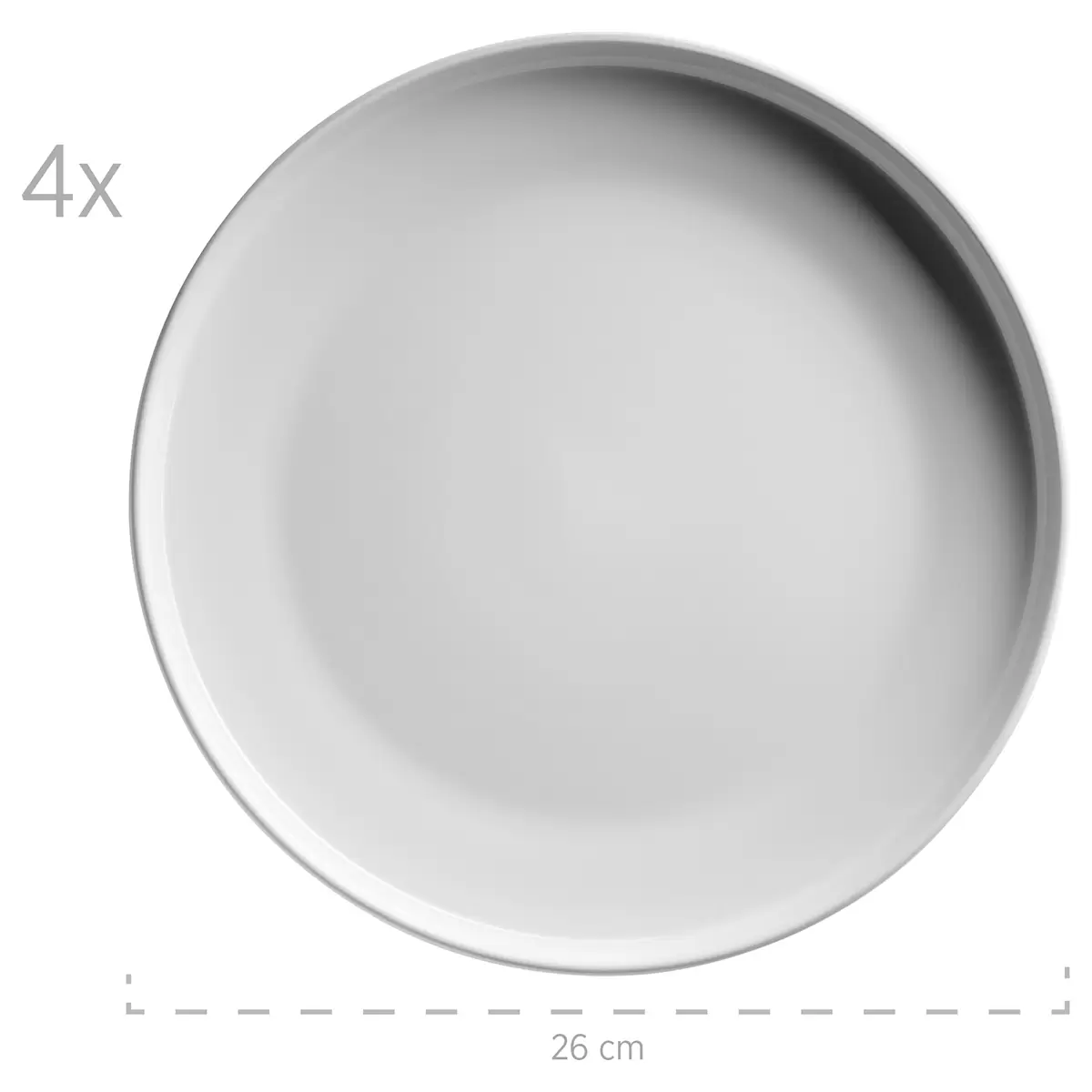 Kombiservice 16tlg. ALENIA weiss