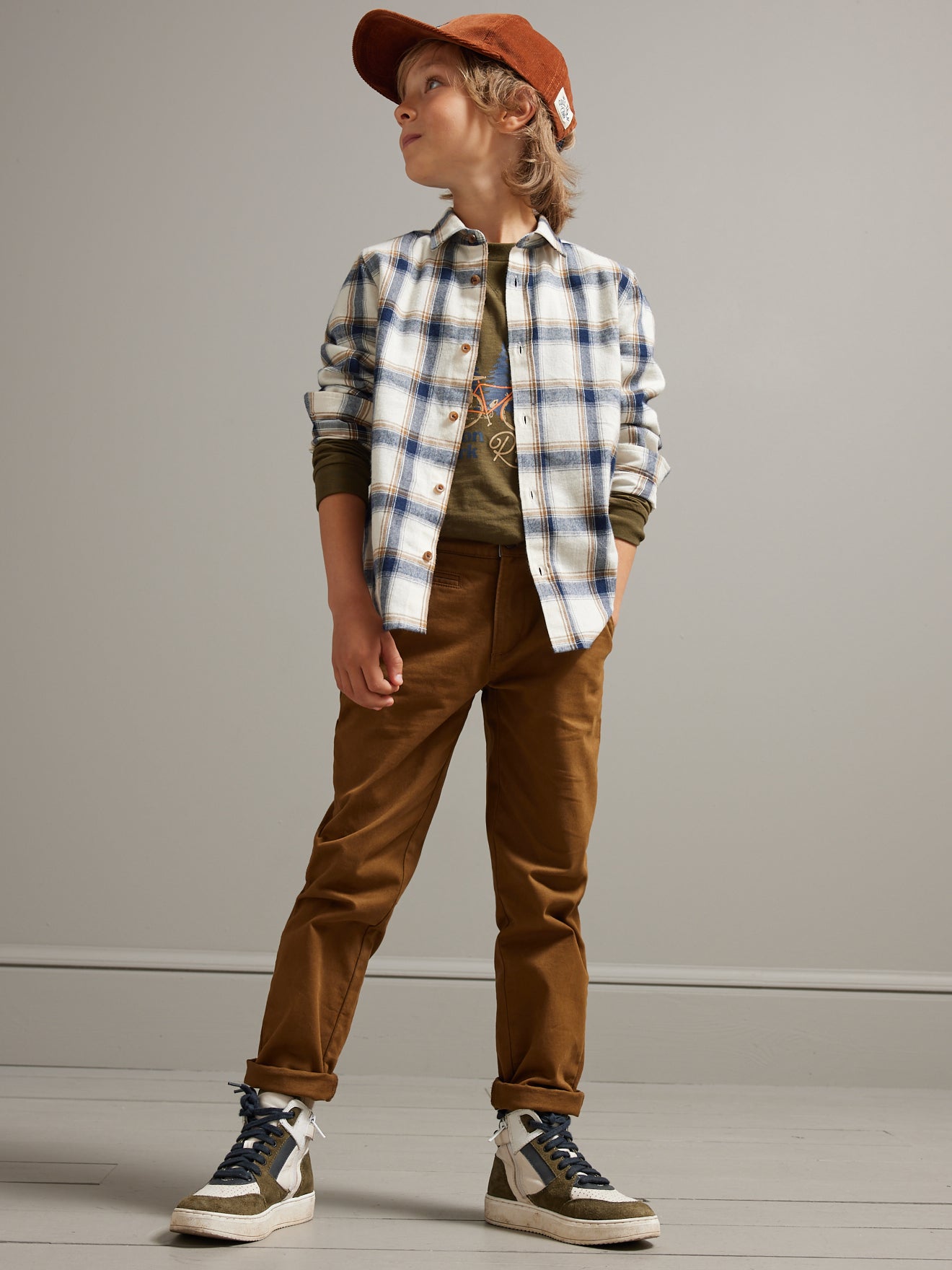 Chemise Garçon grands carreaux
