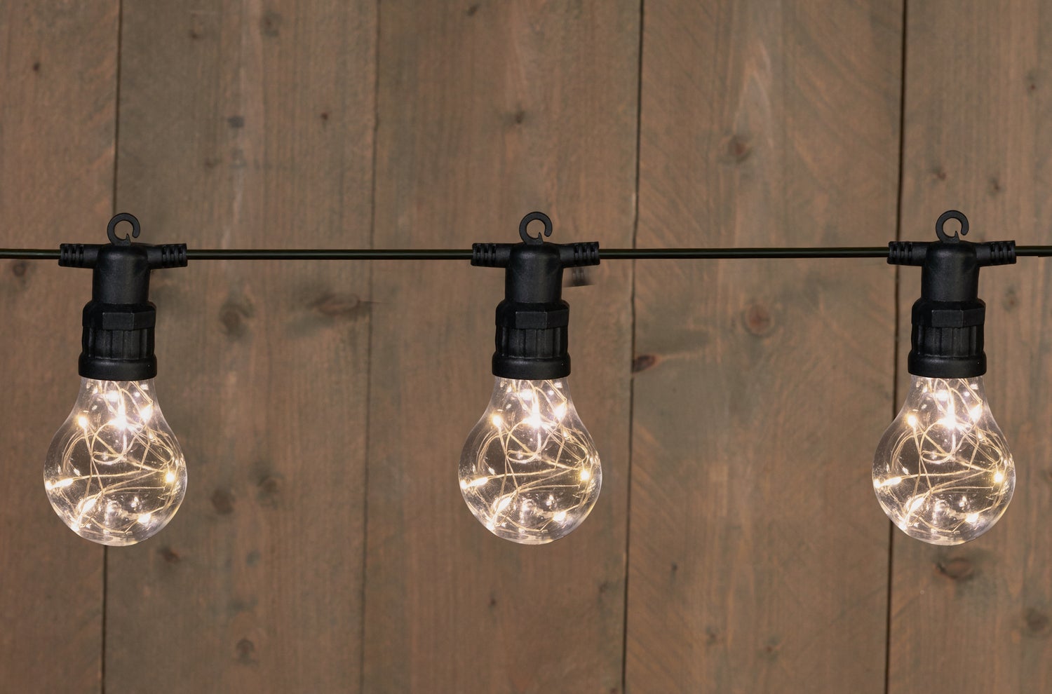 Verlichtingssnoer 10m met 10 LED lampjes warm wit