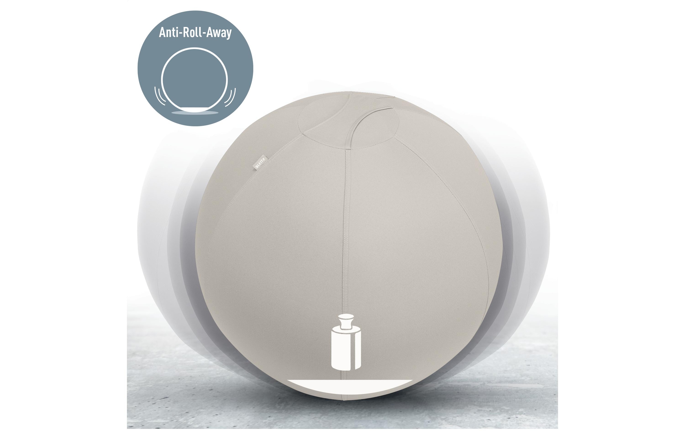 LEITZ Sitzball »Active 75 cm Hellgrau«