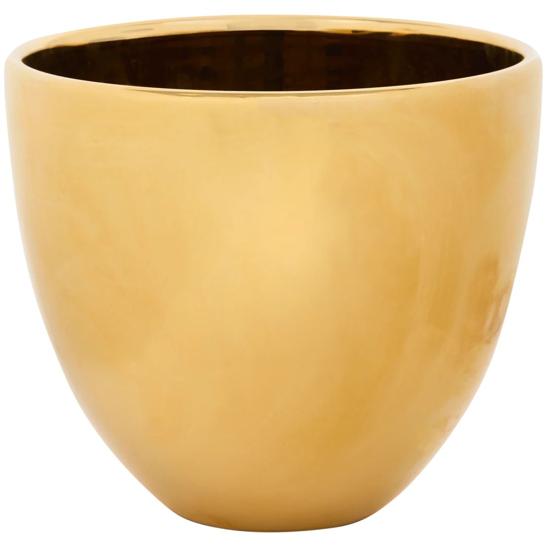 Cache-pot doré