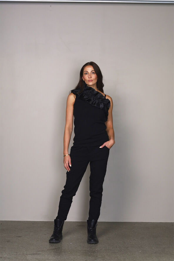 NÜ Denmark Xyrienne Top knit Black mix